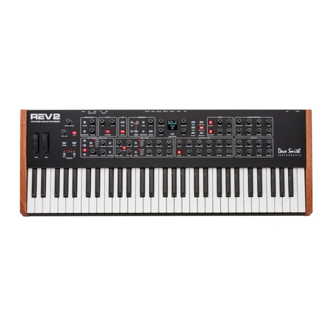 Dave Smith Instruments Prophet Rev2 User manual