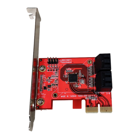 StarTech.com 4P6G-PCIE-SATA-CARD User manual StarTech.com 4P6G-PCIE-SATA-CARD User manual