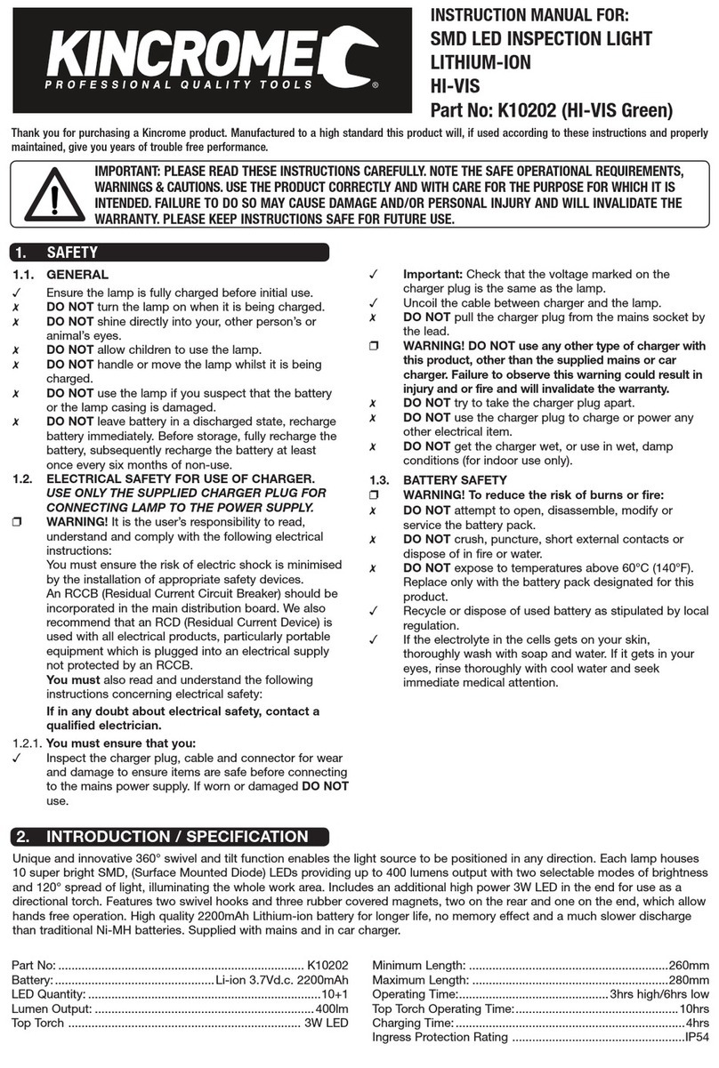 kincrome K10202 instruction manual