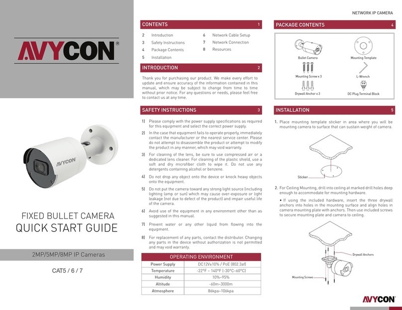 AVYCON CAT5 User manual