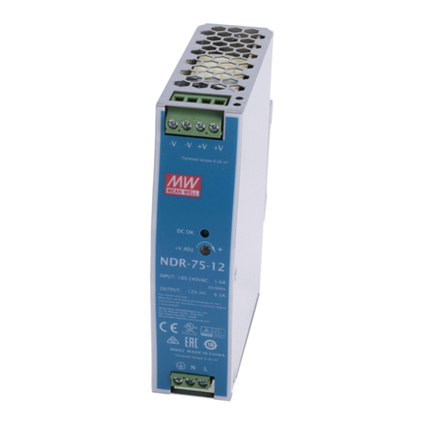 Meanwell NDR-75 Series User manual