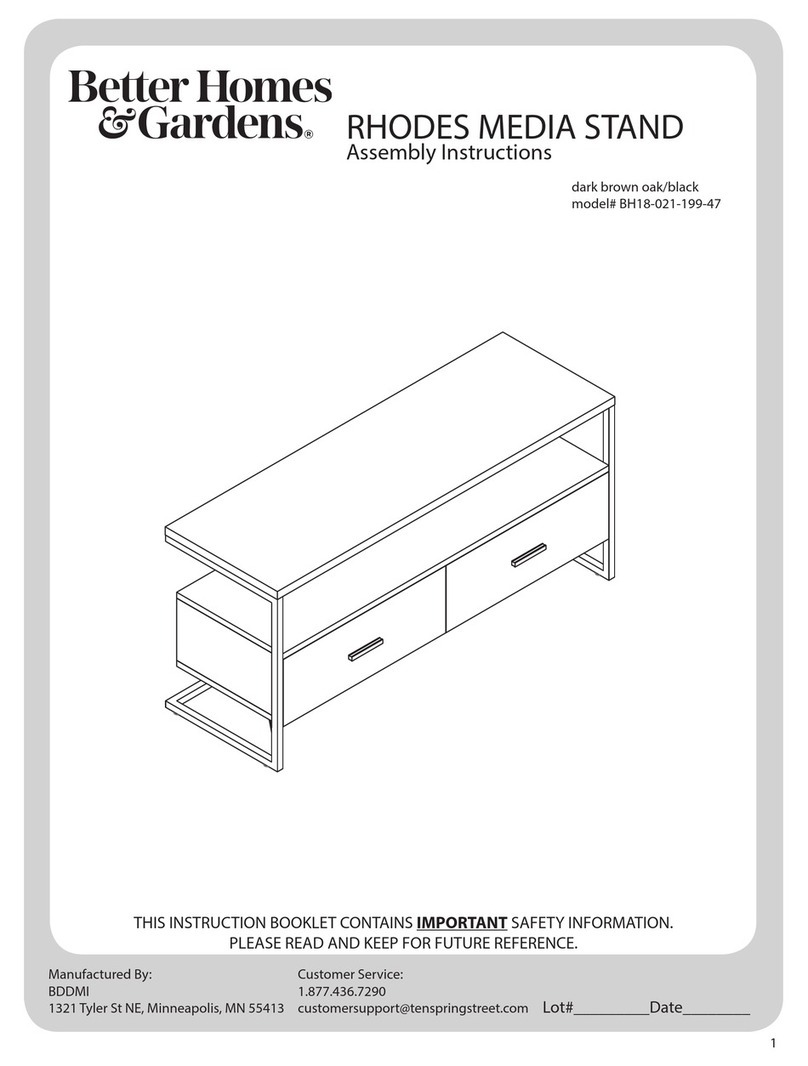 Better Homes and Gardens RHODES BH18-021-199-47 Assembly instructions Better Homes and Gardens RHODES BH18-021-199-47 Assembly instructions