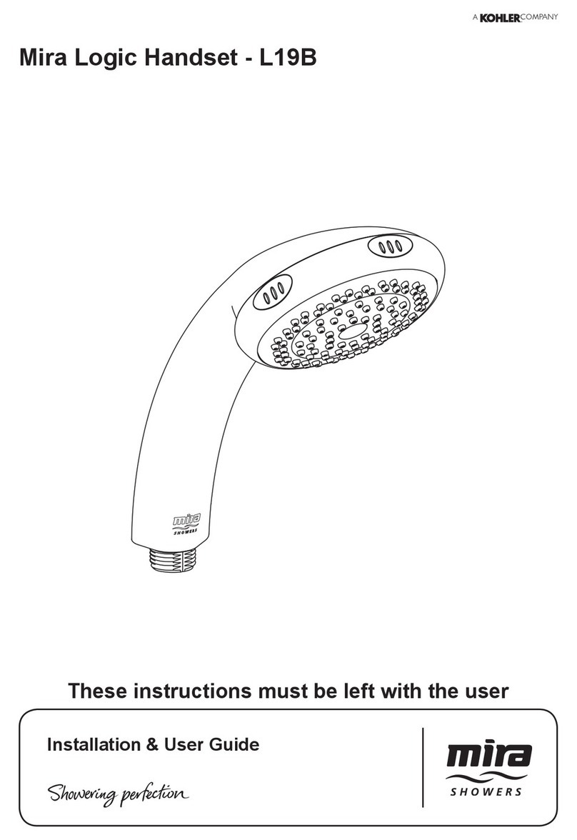 Kohler Mira Logic L19B Installation & user guide