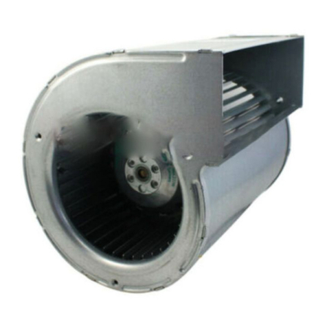 Ebmpapst D2E133-BI40-50 User manual