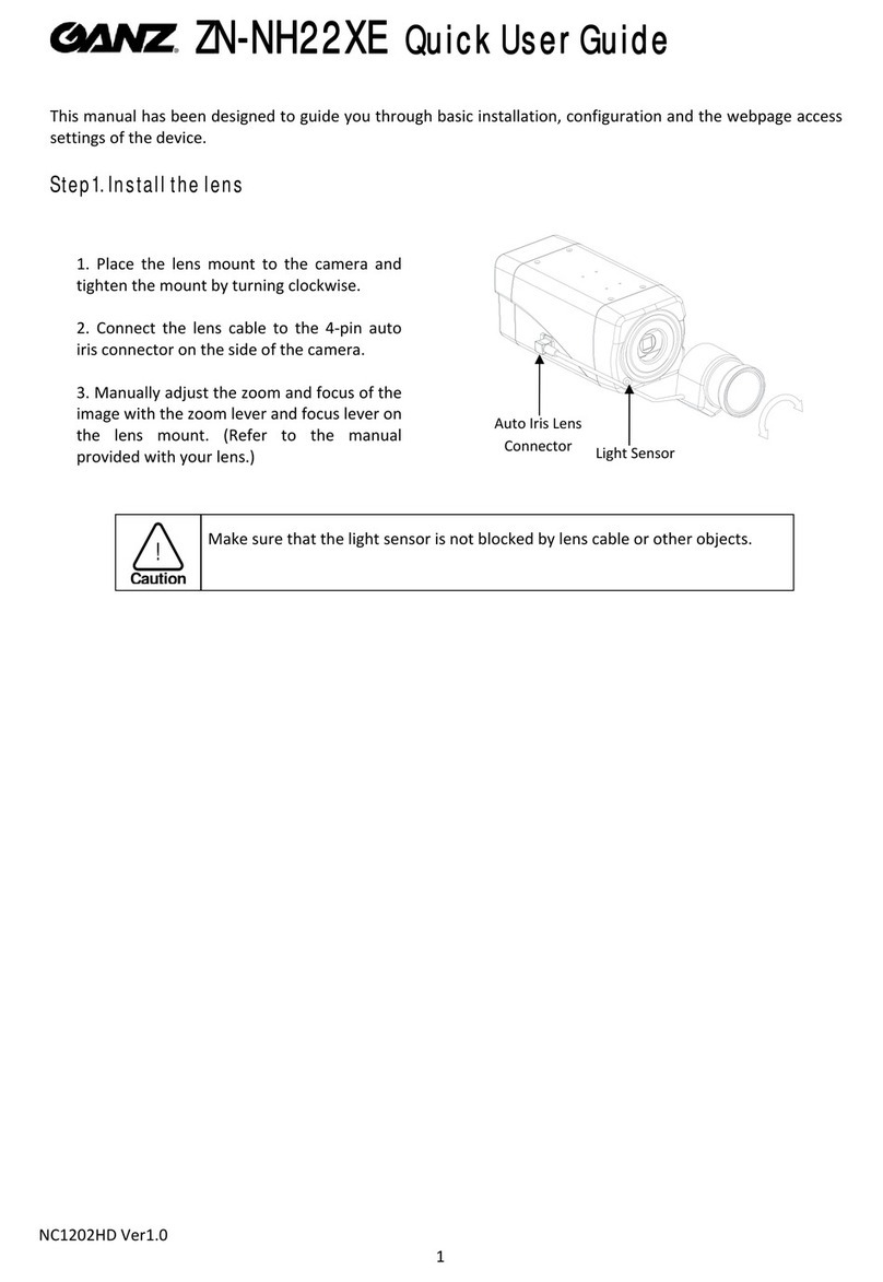 QANZ ZN-NH22XE Quick user guide