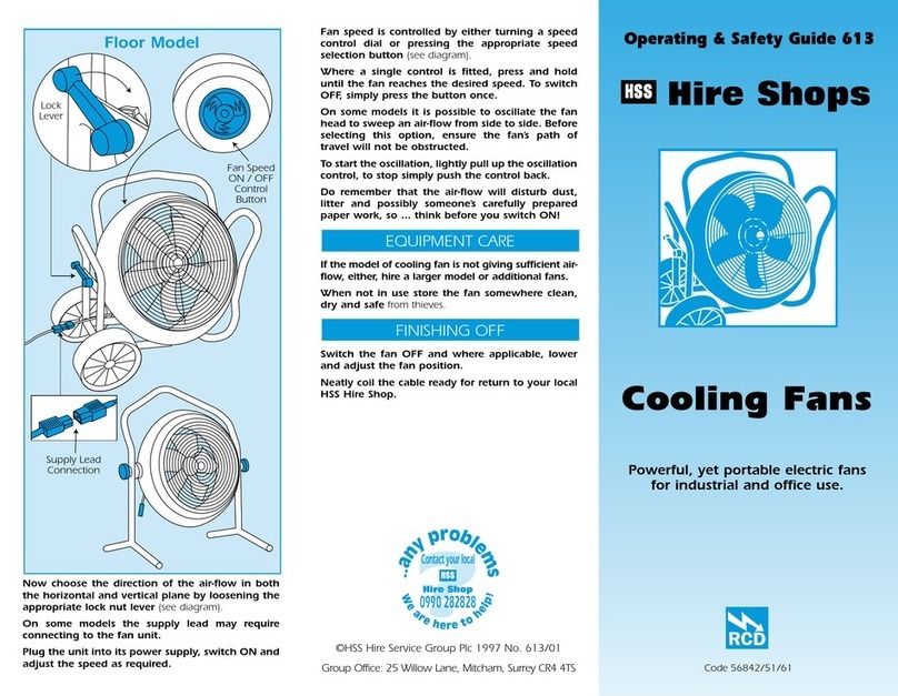 HSS Hire 56842 Operating & safety guide
