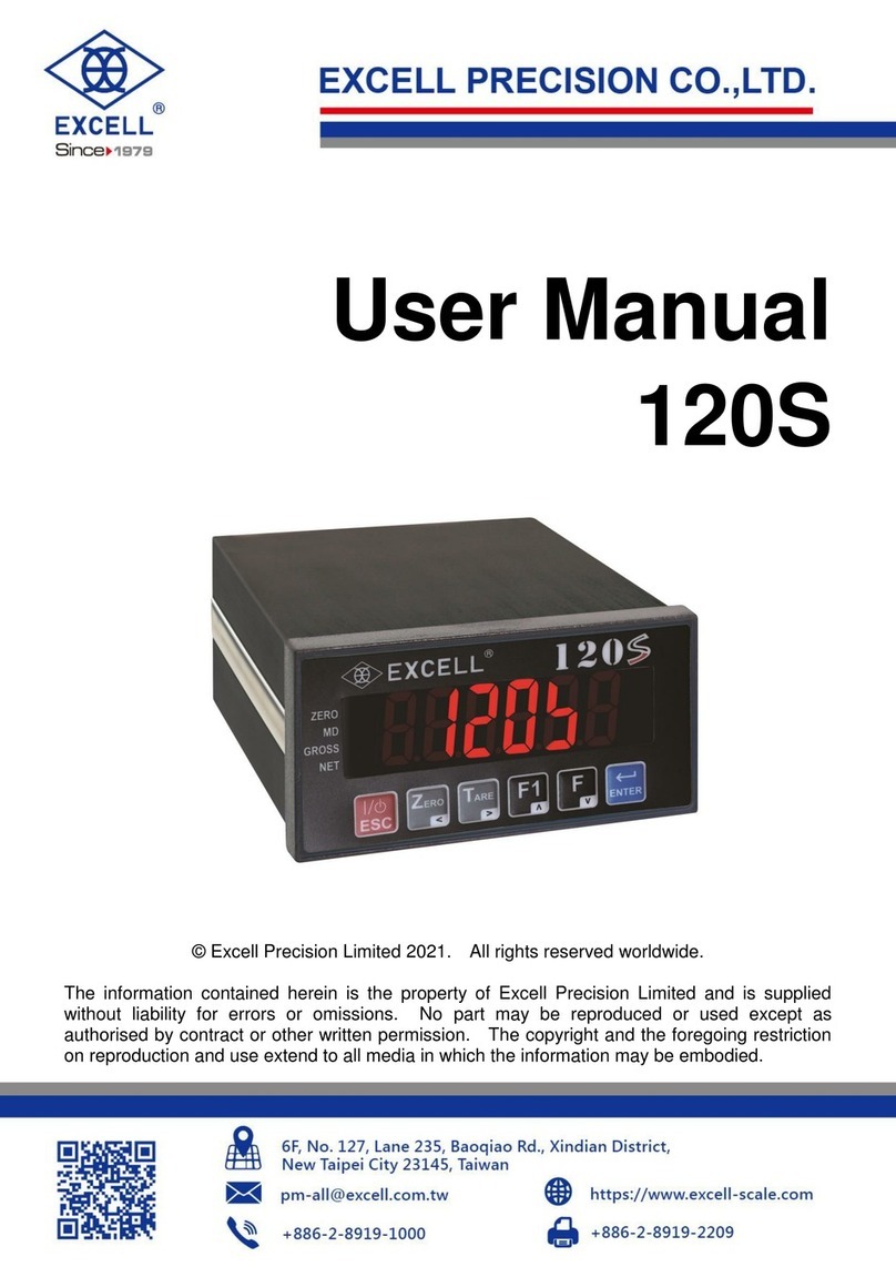 Excell 120S user manual