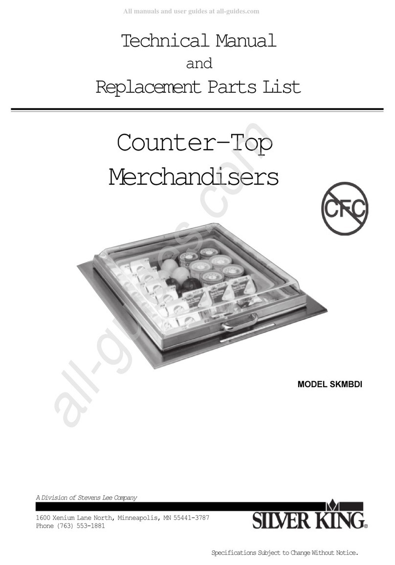 Stevens Lee Company Silver King SKMBDI Technical manual and replacement parts list Stevens Lee Company Silver King SKMBDI Technical manual and replacement parts list