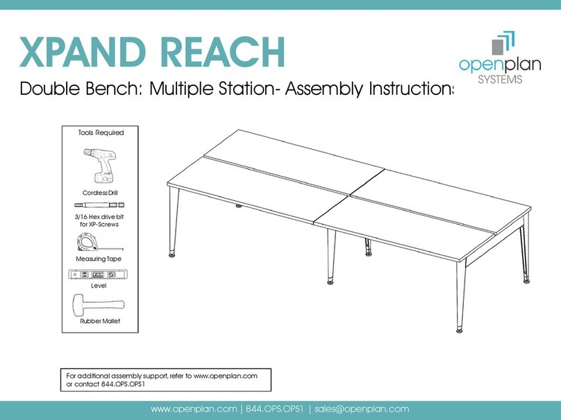 Open Plan Systems XPAND REACH User manual Open Plan Systems XPAND REACH User manual