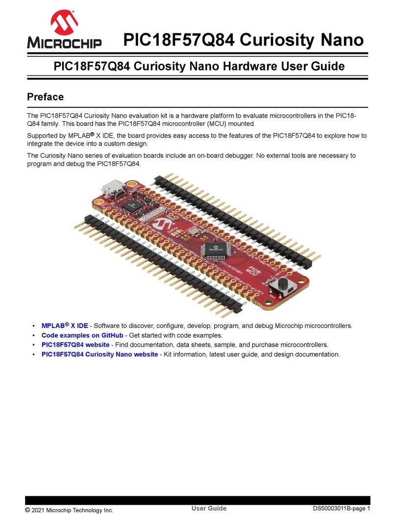 Microchip Technology PIC18F57Q84 Curiosity Nano Installation manual