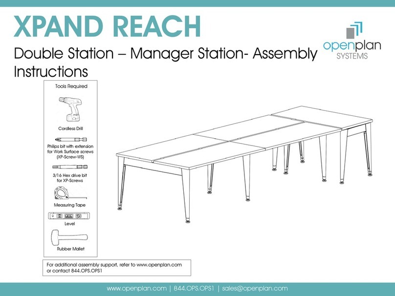 Open Plan Systems XPAND REACH User manual Open Plan Systems XPAND REACH User manual