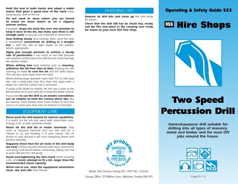 HSS Hire 01111 Operating & safety guide