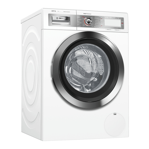 Bosch WAY288H9GR Specification sheet Bosch WAY288H9GR Specification sheet