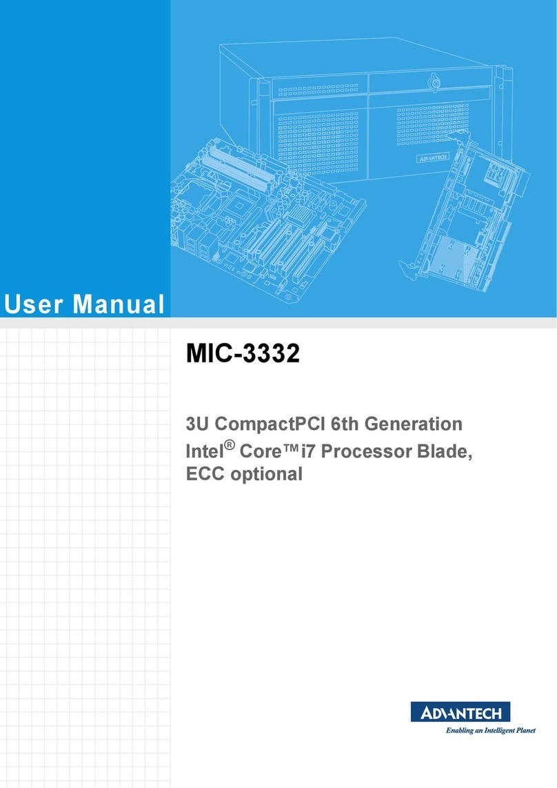 Advantech MIC-3332 User manual