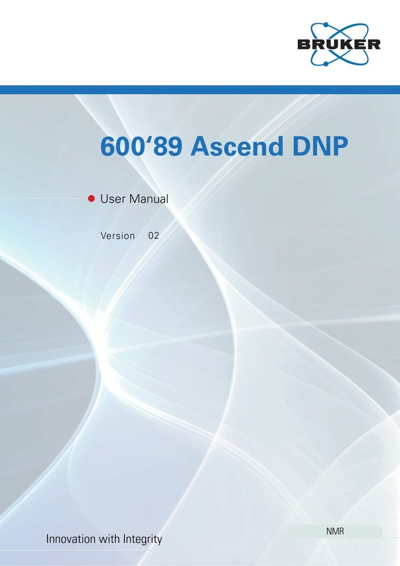 Bruker NMR 600'89 Ascend DNP User manual