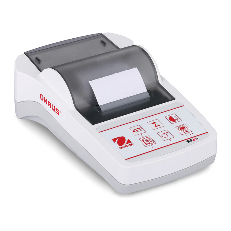 OHAUS SF40A User manual