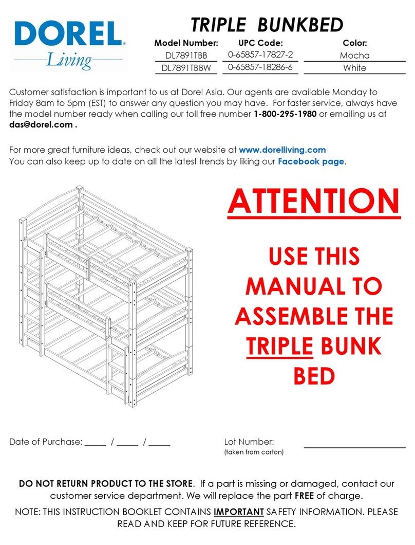 Dorel Living DL7891TBBW User manual