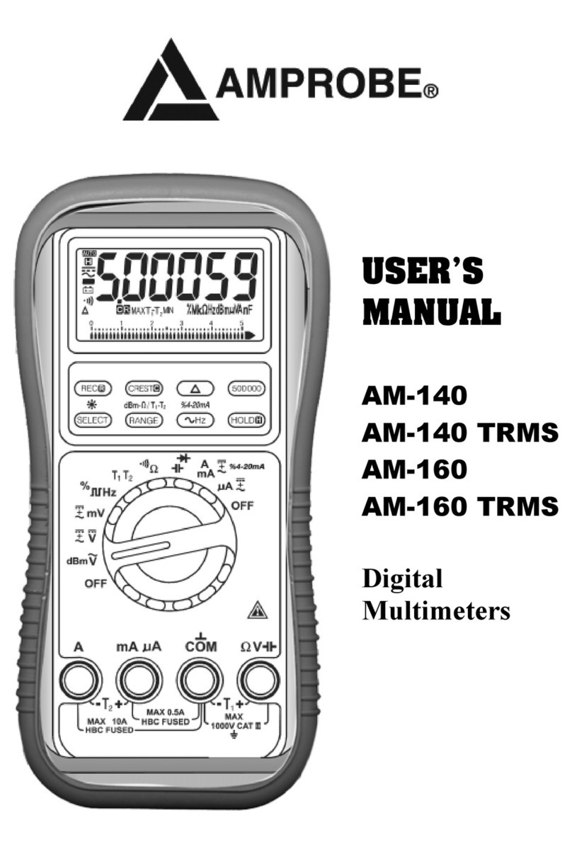 Amprobe AM-140 User manual