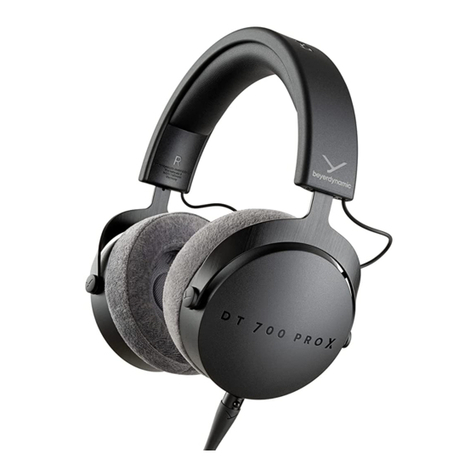 Beyerdynamic DT 700 Pro X User manual