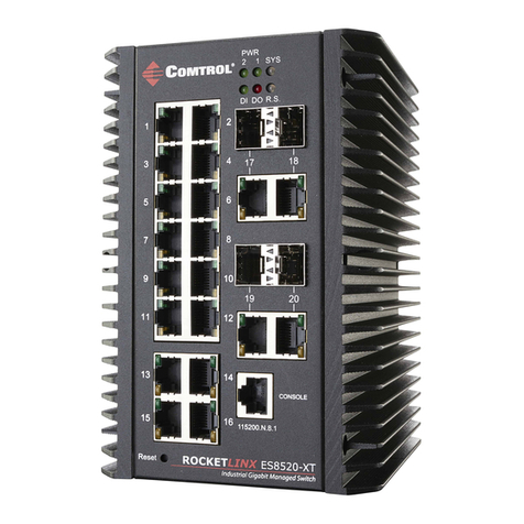 Comtrol RocketLinx ES8520-XT User manual