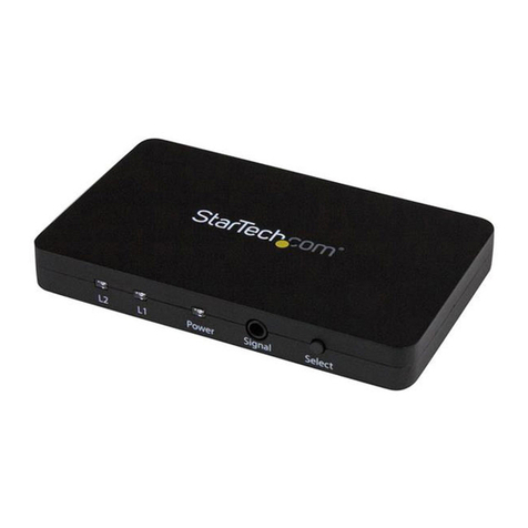 StarTech.com VS221HD4K User manual StarTech.com VS221HD4K User manual