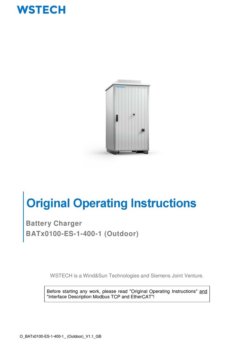 WSTECH BATx0100-ES-1-400-1 User manual