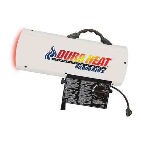Dura Heat GFA60A User's manual and operating instructions