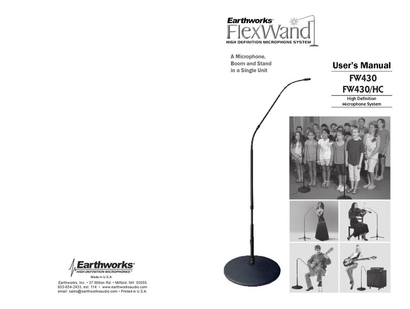 Earthworks FlexWand FW430 User manual Earthworks FlexWand FW430 User manual