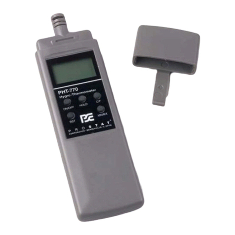 Prostat PHT-770 User manual