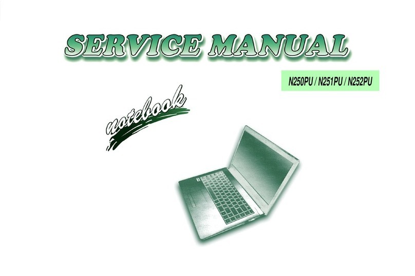 Clevo N250PU Service manual