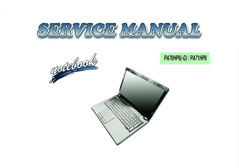 Clevo PA70HP6-G User manual
