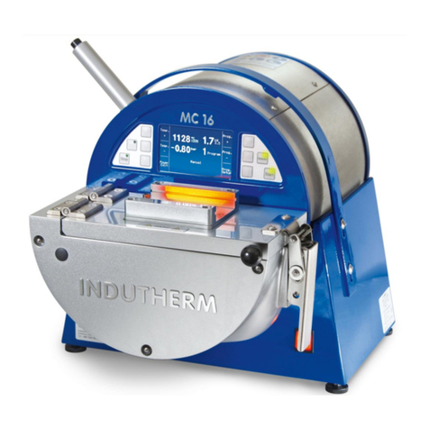 Indutherm Mini Casting MC16 Technical documentation