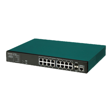 Panasonic Switch-M16eGi Series User manual