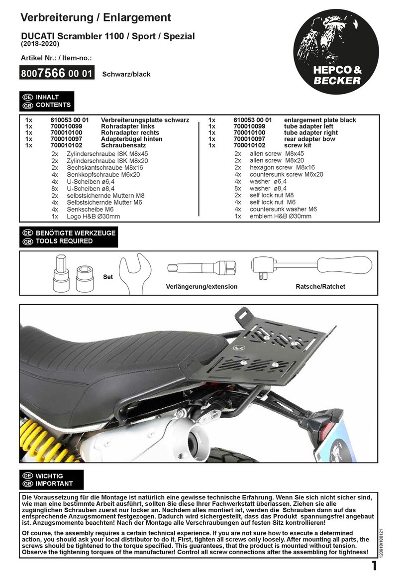 hepco & becker 8007566 00 01 User manual hepco & becker 8007566 00 01 User manual