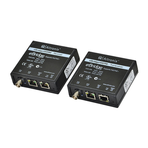 Altronix eBridge PLUS User manual