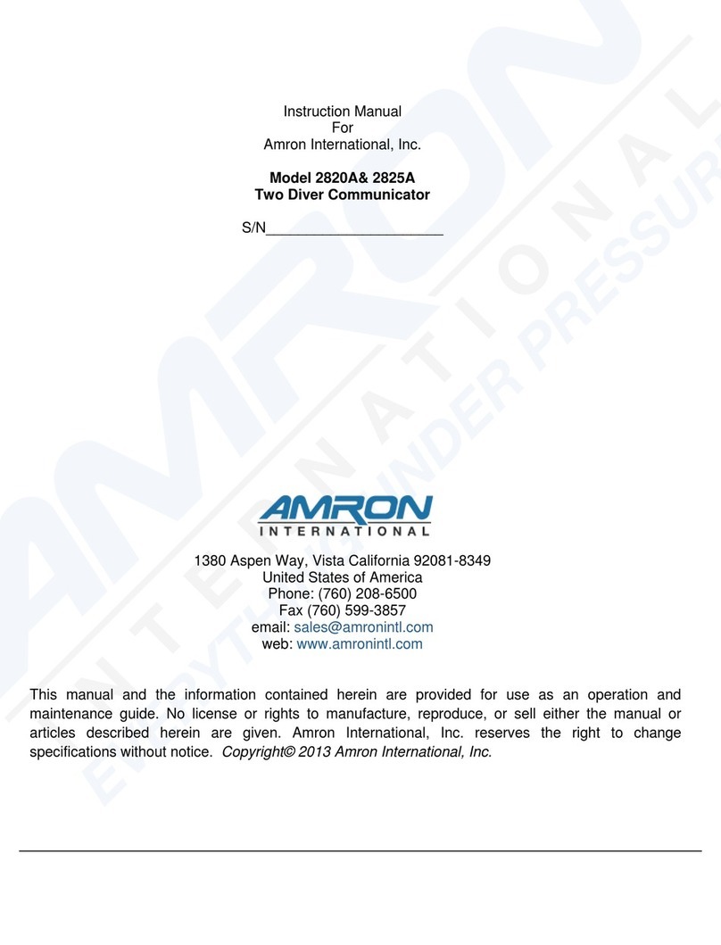 Amron 2820A User manual Amron 2820A User manual