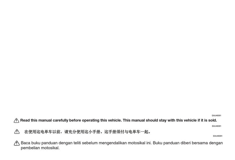 Yamaha MTN890 2021 User manual