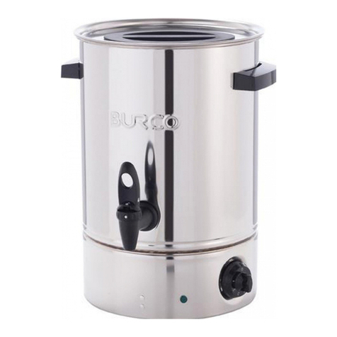 Burco C10STHF Operator's manual