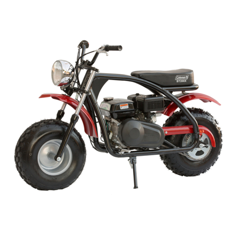 Coleman Powersports BT200X owner's manual