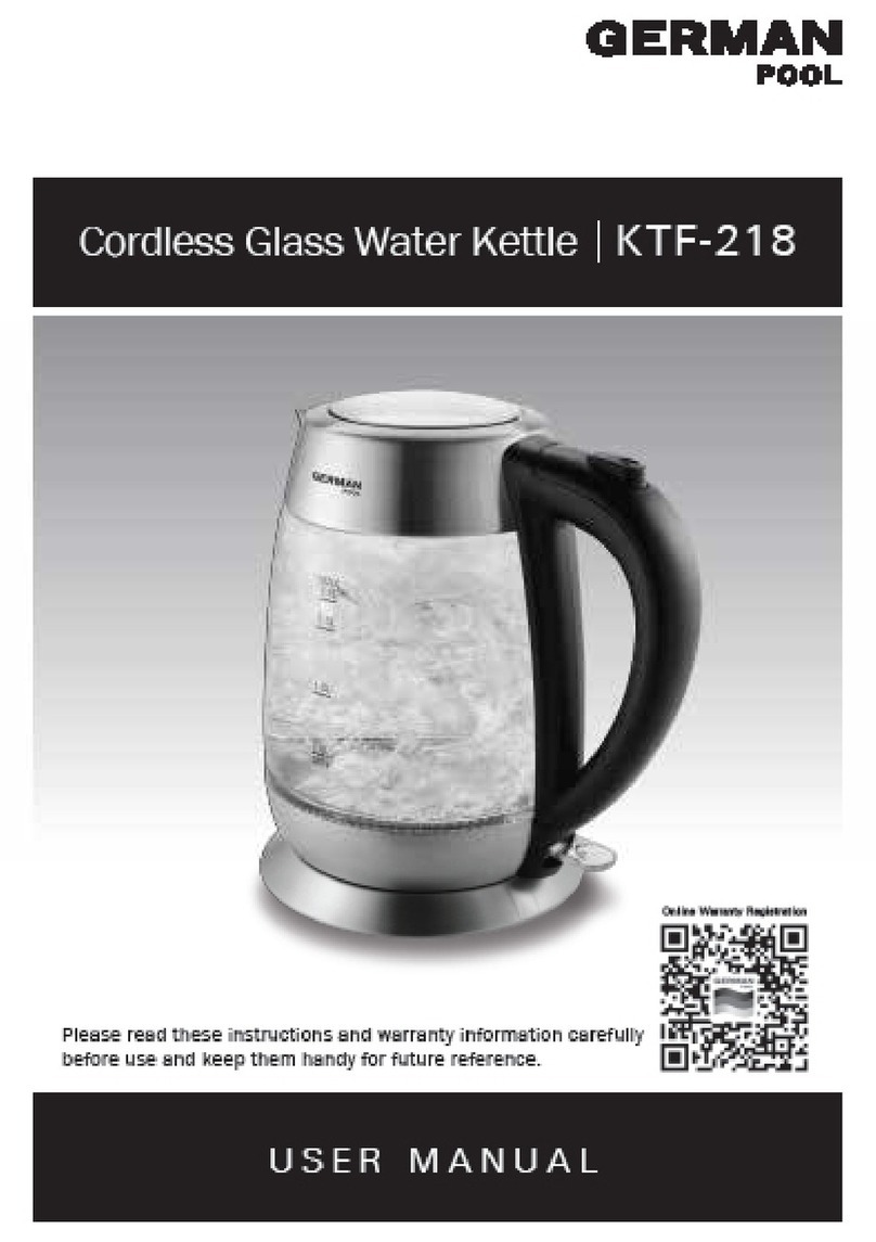 German pool KTF-218 user manual