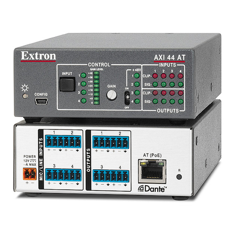 Extron electronics AXI 22 AT D User manual Extron electronics AXI 22 AT D User manual