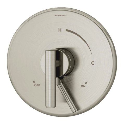Symmons Dia Trim Series Installation instructions