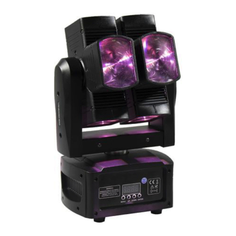Shehds Hot Wheels LED Beam 8x10W user manual