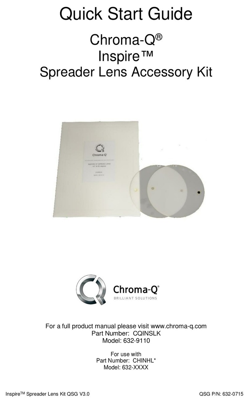Chroma Inspire 632-9110 User manual