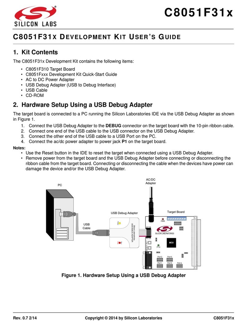 Silicon Laboratories C8051F31 Series user guide Silicon Laboratories C8051F31 Series user guide
