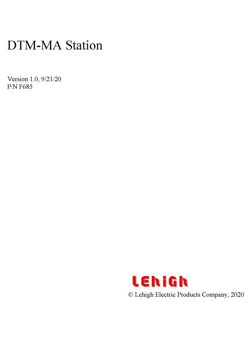 Lehigh DTM-MA User manual