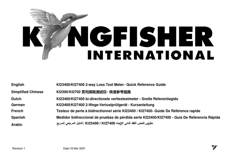 Kingfisher KI23400 Series User manual