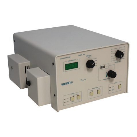 Varian ProStar 340 Operation manual