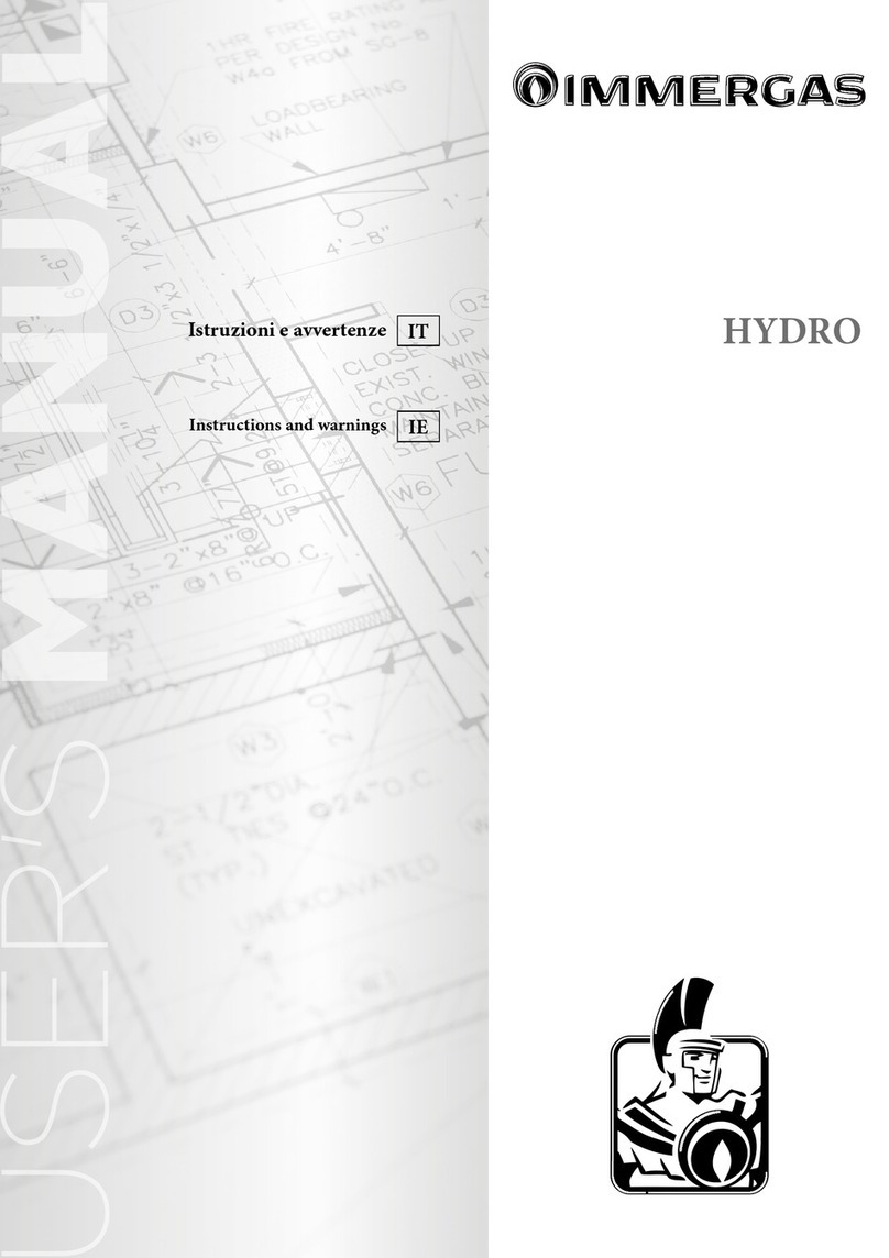 Immergas HYDRO Product manual