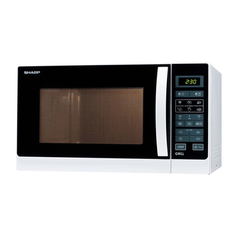 Sharp R-742W User manual